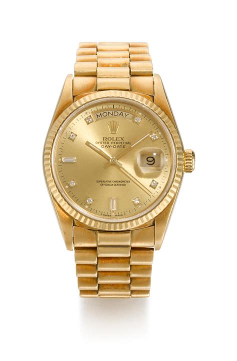 rolex day-date ref 18038 oro giallo|rolex 18038 gold bracelet.